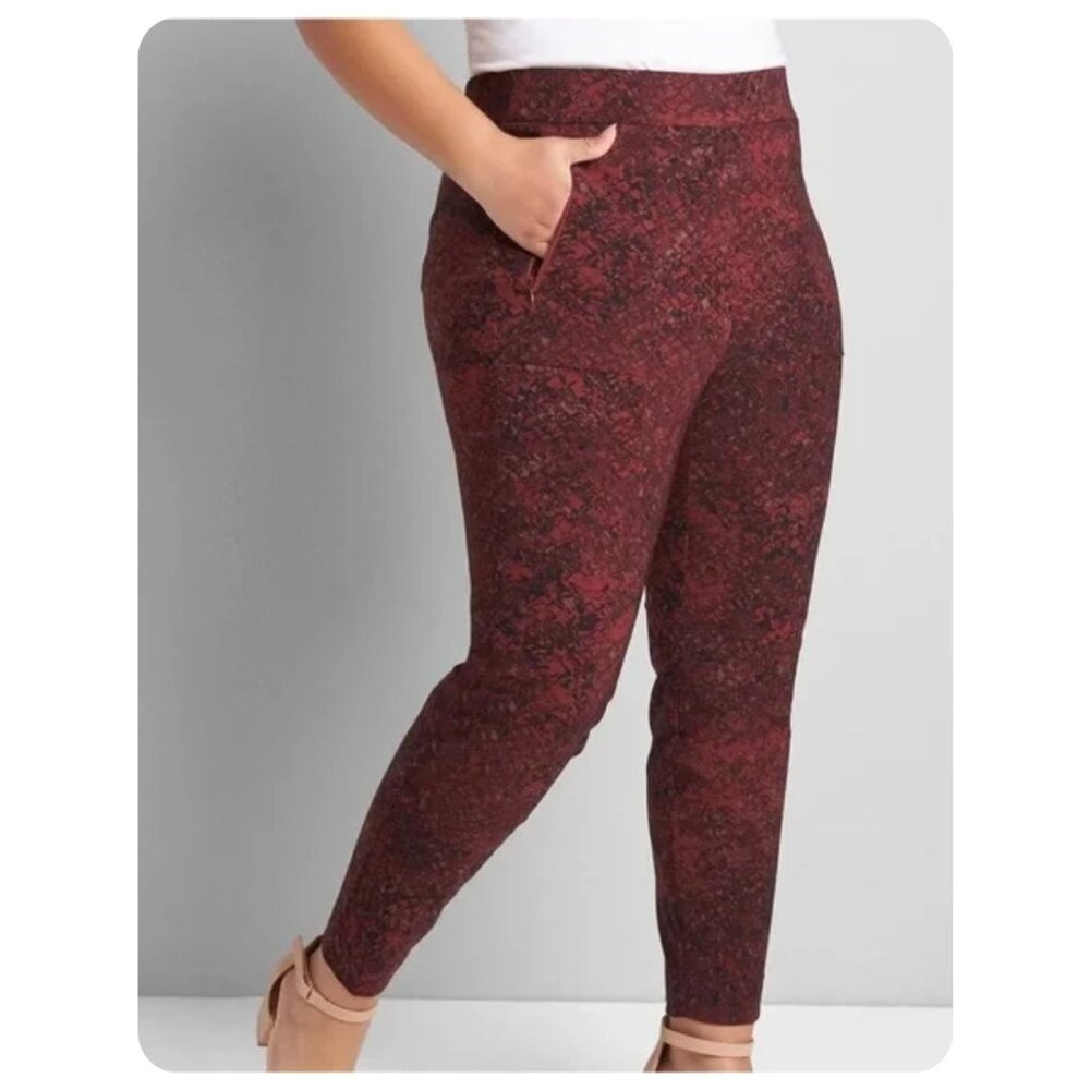 !! NWT Lane Bryant Pull On Ankle Pants sz 28
